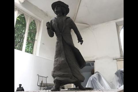 Emmeline Pankhurst maquette